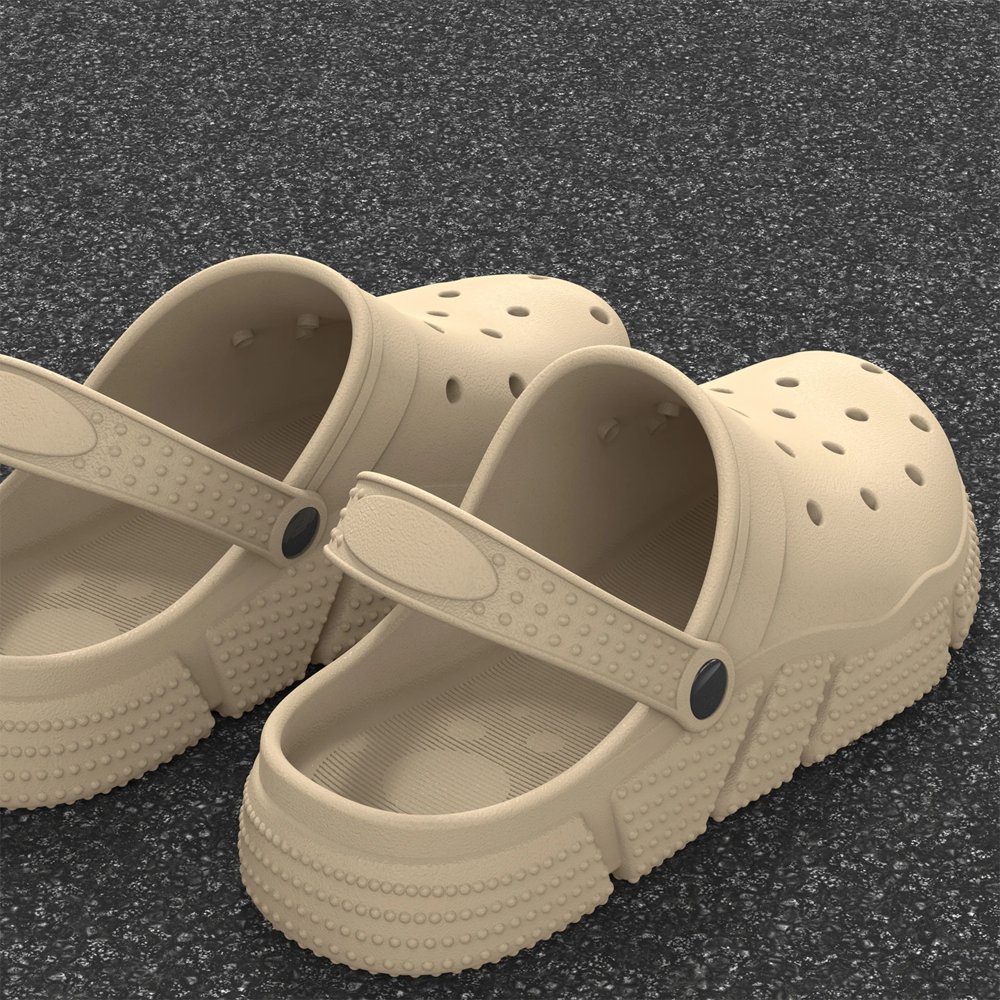 남성 여름 대형 미끄럼 방지 내마모성 부드러운 밑창 덮힌 발가락 야외 두꺼운 바닥 캐주얼 슬리퍼