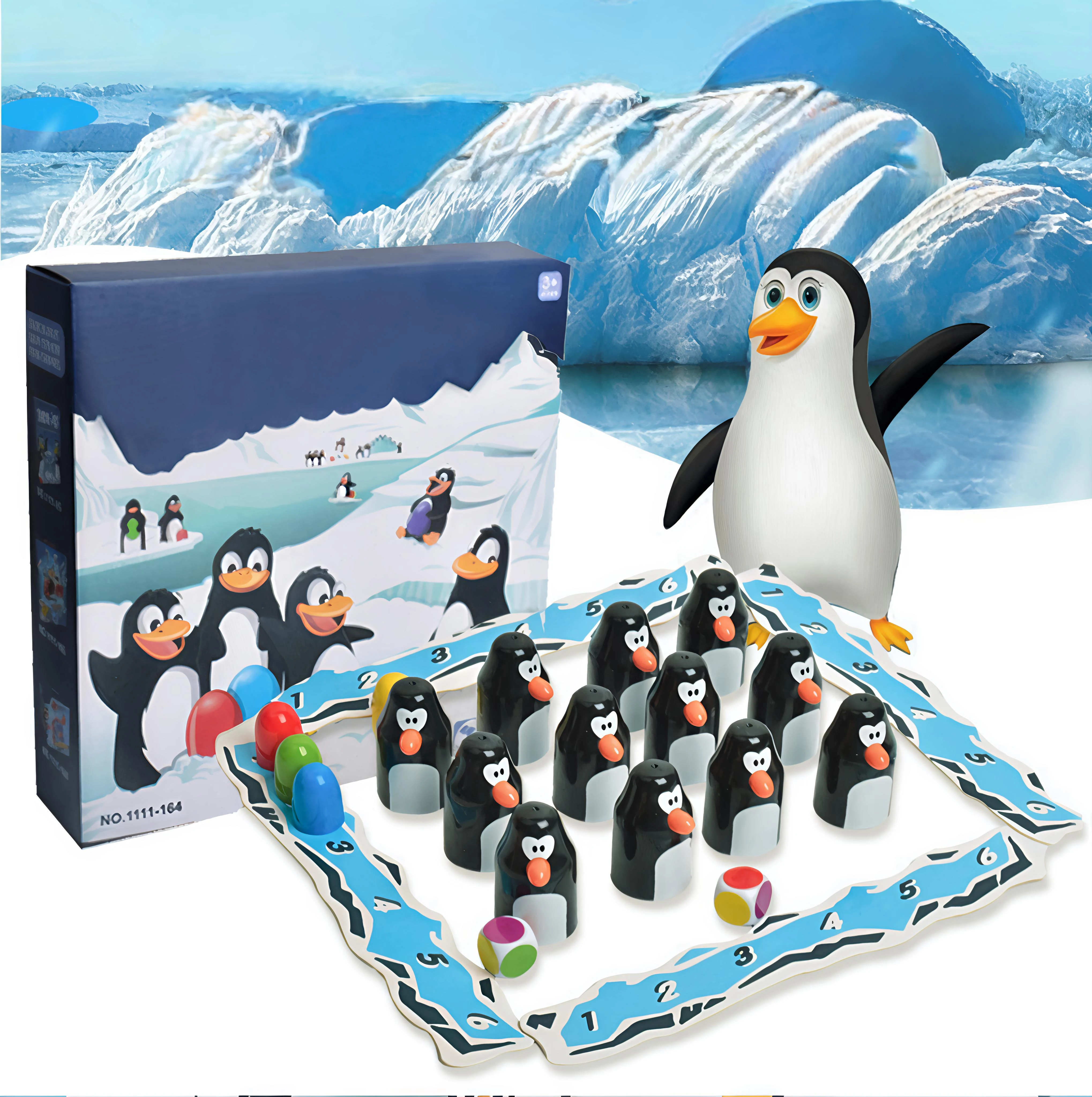 

Penguin Memory Board Game Color Matching Fun and Educational Toys Interactive Learning Gifts for Kids