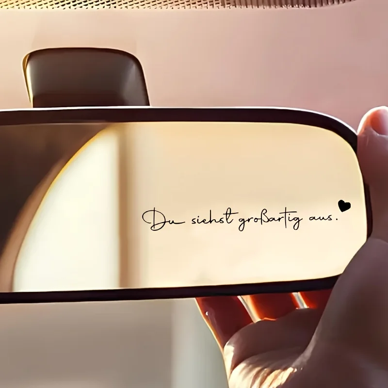 Autocollants imperméables « Vous êtes géniaux » – Affirmations positives pour miroir, tasse, ordinateur portable, voiture