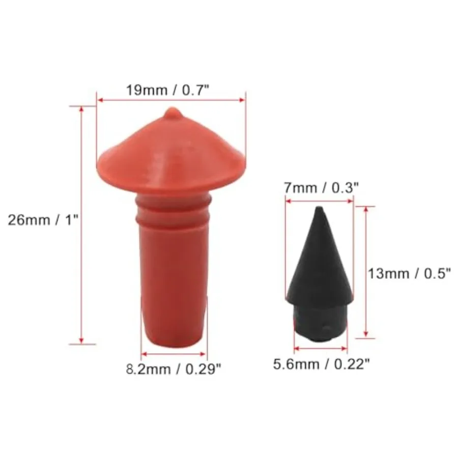 Tire Repair Kit, Tire Plug Kit Heavy Duty Profional, Deluxe Tubel Tire Pler Repair Kit with Mushroom Plug for Motorcycle, Truck