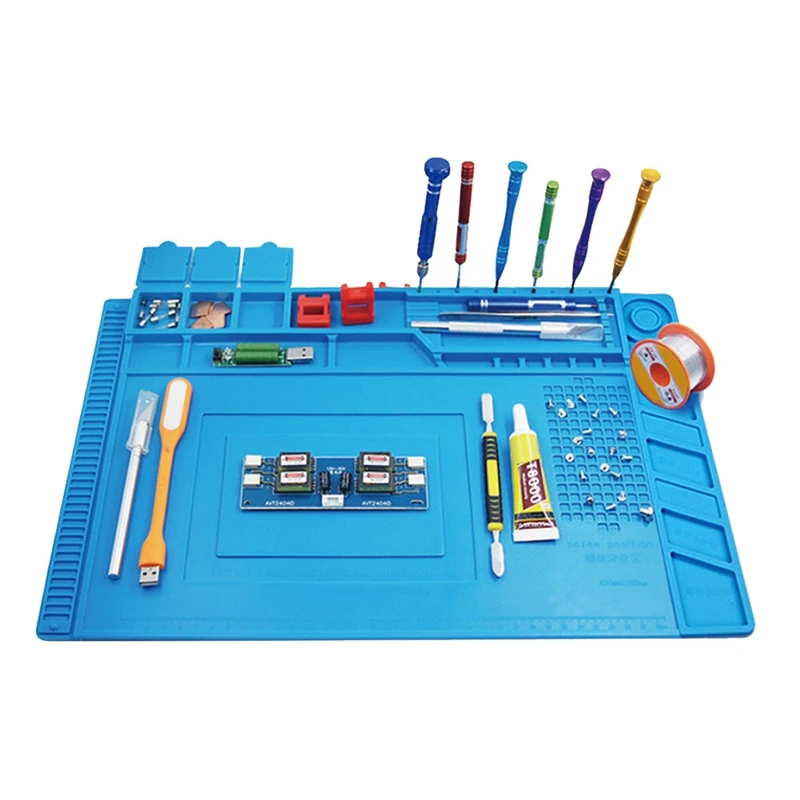 Premium Heat Resistant Solder Pad Anti-Static Magnetic Silicone Pad For Cell Phone,Electronic Repairs