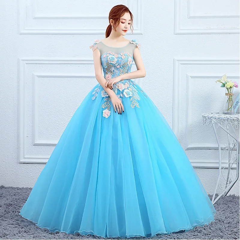 

Solo Performance Dress Fluffy Skirt Female Host Art Test Dress 2024 New Evening Dress Long Studio Color Yarn