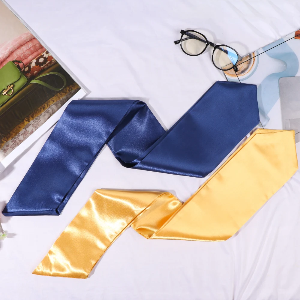 1Pcs Graduation Decoration Accessories Unisex Adult Plain Graduation Stole Shawl for Academic Commencements Celebration Uniform