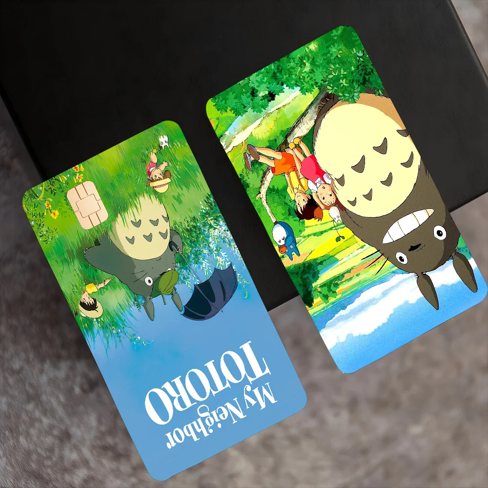 Hayao Miyazaki Anime Film Totoro Anime Matte Front Skin Film Aufkleber Abdeckung für kleine Chip Kreditkarte Debitkarte