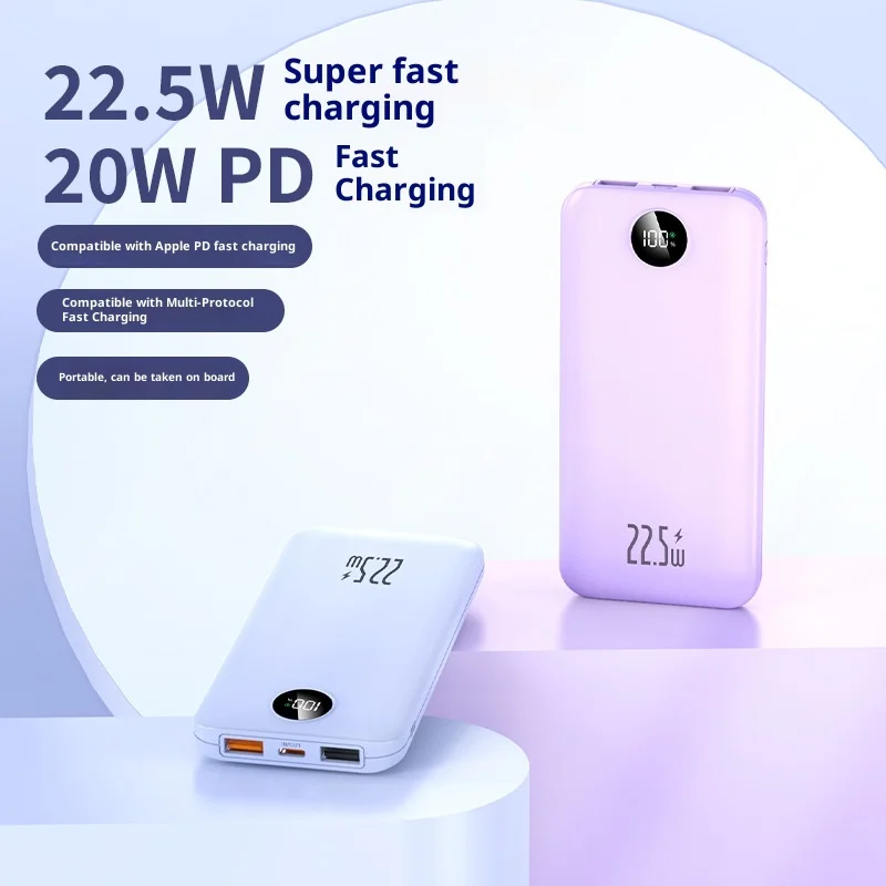 

PD22.5W super fast charging power bank 10000 mAh portable power bank power bank portable