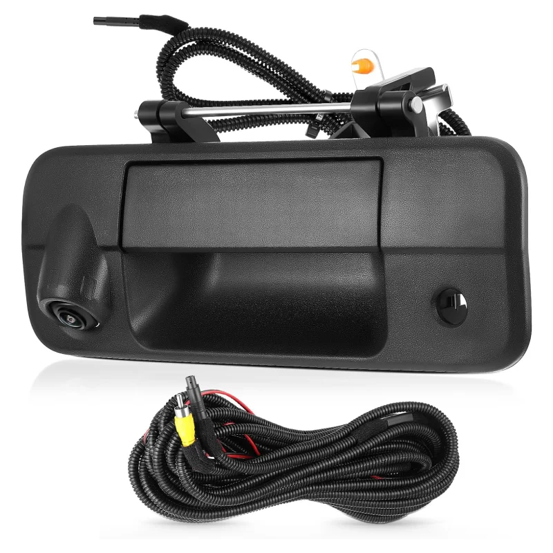 69090-0C051 Tailgate Handle Backup Camera for Toyota Tundra 2007-2013 Tailgate Reversing Rear View Park Assist Camera RCA Plug