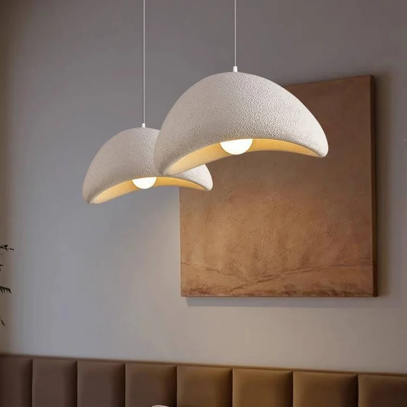 

Подвесные светильники в стиле ваби-саби, минималистичные подвесные светильники E27, для столовой, бара, лофта, спальни, украшения дома