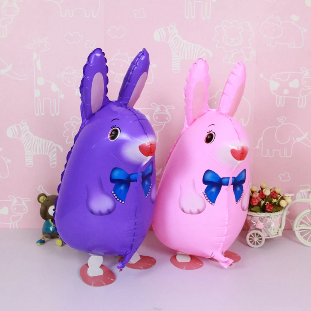 

2pcs Walking Foil Balloons Animal Helium Pet Balloons Kids Party Decor Birthday Graduation Theme Photo Props