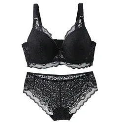2024 New Black Beige Blue Gray White Burgundy Bra Sets 34/75 36/80 38/85 40/90 42/95 44/100 BCDE Underwear For Women Lingerie