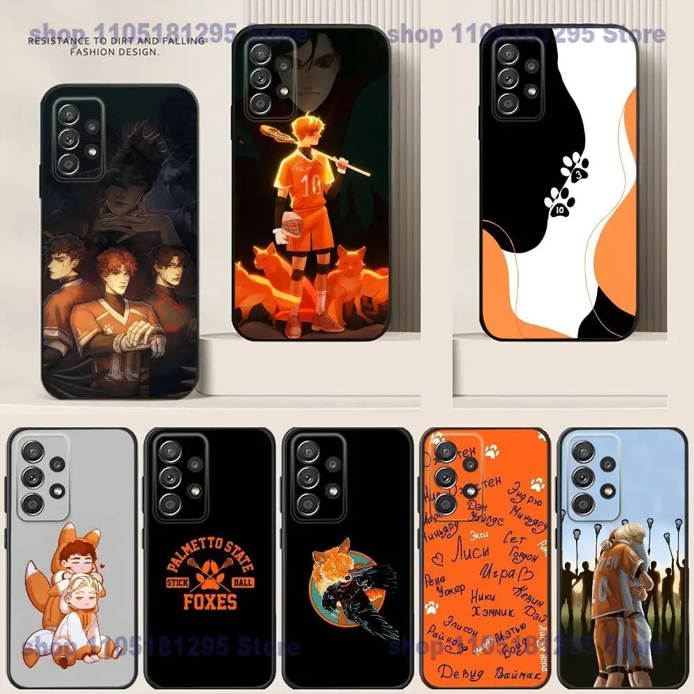 T-The foxhole court Phone Case For Samsung S24,21,22,23,30,Ultra,20,Plus,Note,10,9,Black soft silicone case