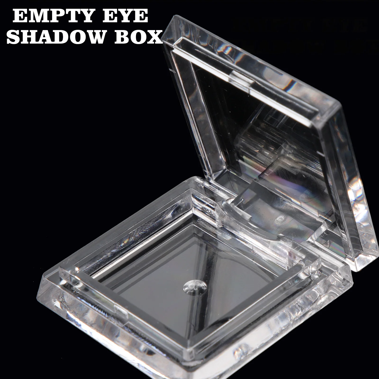 4Pcs Eyeshadow Pans Small Lightweight Empty Pallets for Face Cream and Cosmetics Eyeshadow Pan Empty Blusher Case