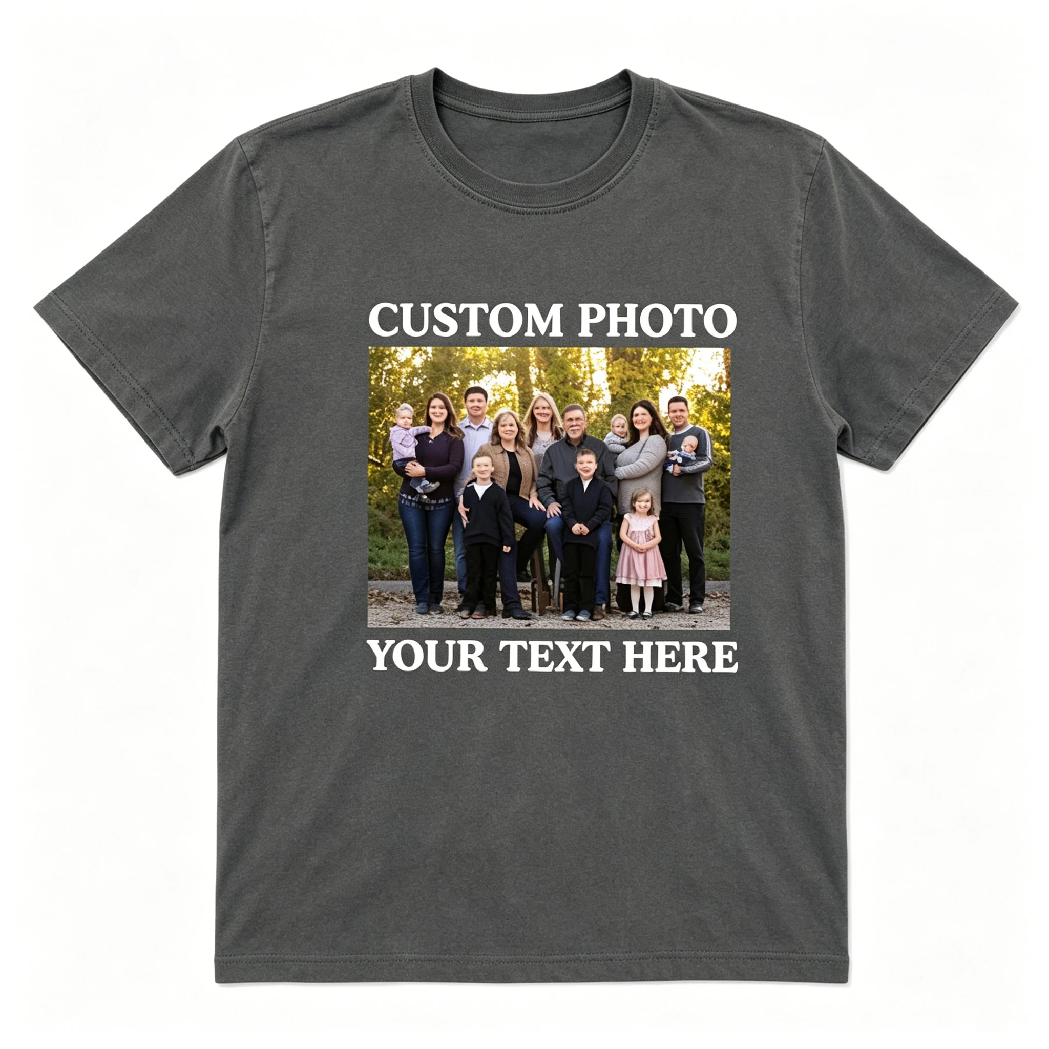 O Neck Female T Shirt Custom Graphic Photo Picture Personalized Text Design Loose Fashion Daily Wear Birthday Celebration Gift view 2