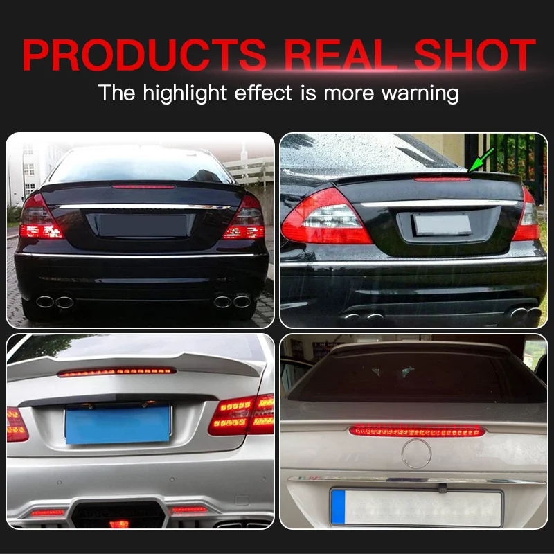 1X for Mercedes Benz W211 E-Class 2003-2009 LED Rear High Brake Back Light Lamp 3RD Third Stop Tail Brake Light A2118200156