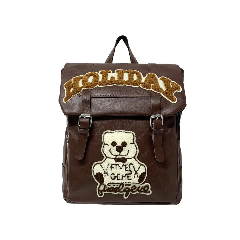 فتاة الموضة الكرتون شعبية على ظهره طالب الملابس عارضة الرياضة سعة كبيرة لطيف يده حقيبة تخزين Crossbody جديد #4