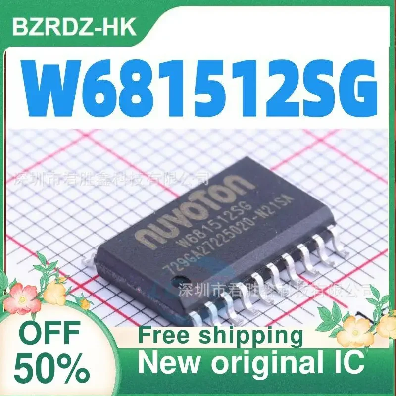 3PCS  W 681512 SG W. 681512    New original IC Audio Interface Codec Chip