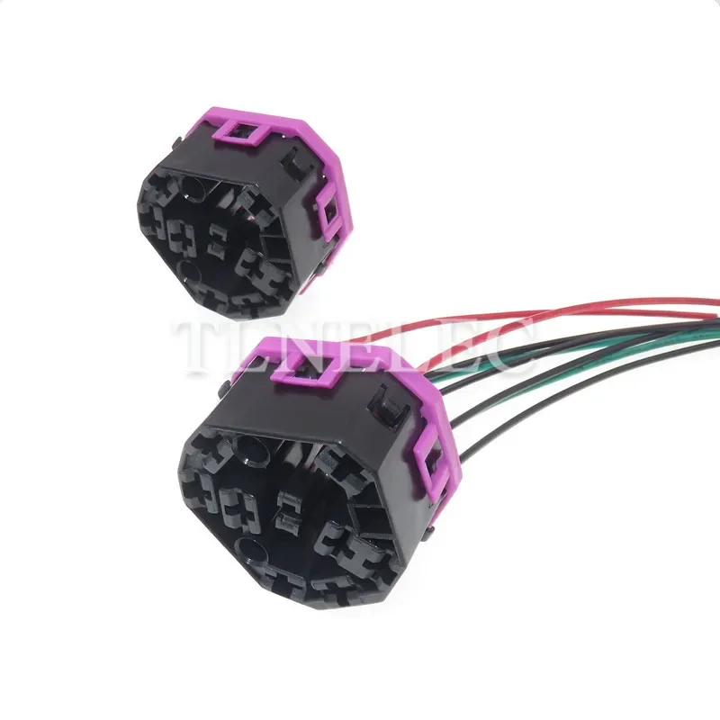 8 Pin Way Auto Ignition Switch Plug Car Power On Cable Socket With Wires For VW Audi 4A0971975