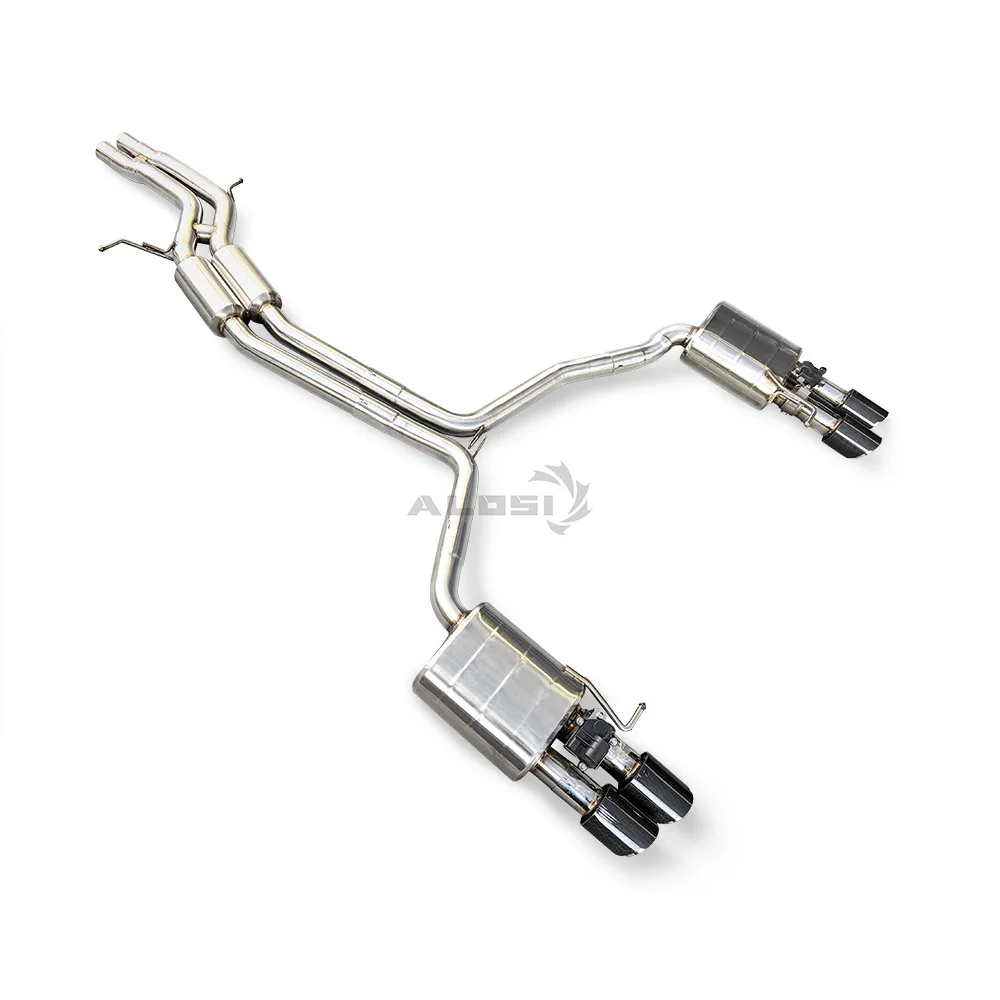 

Suitable for Audi S5 3.0T 2009-2015 exhaust system with valve control four outlet exhaust