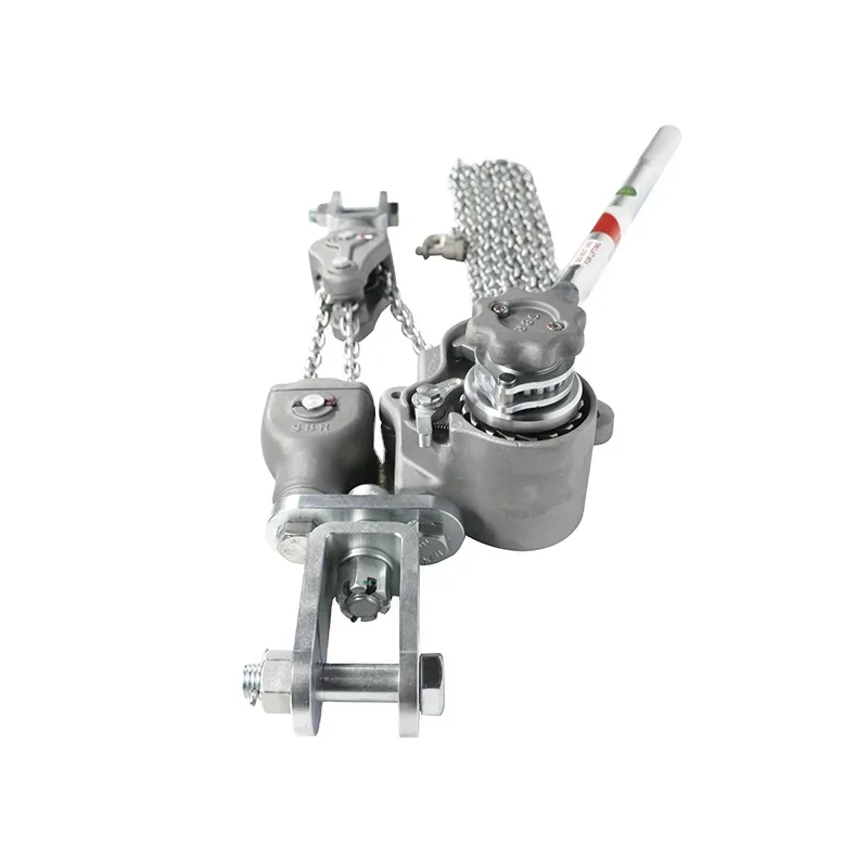 

P4000 Special aluminum alloy material Anti-reverse ratchet Pulling grip Force Bearing Tool Clamp wire puller wire clamp