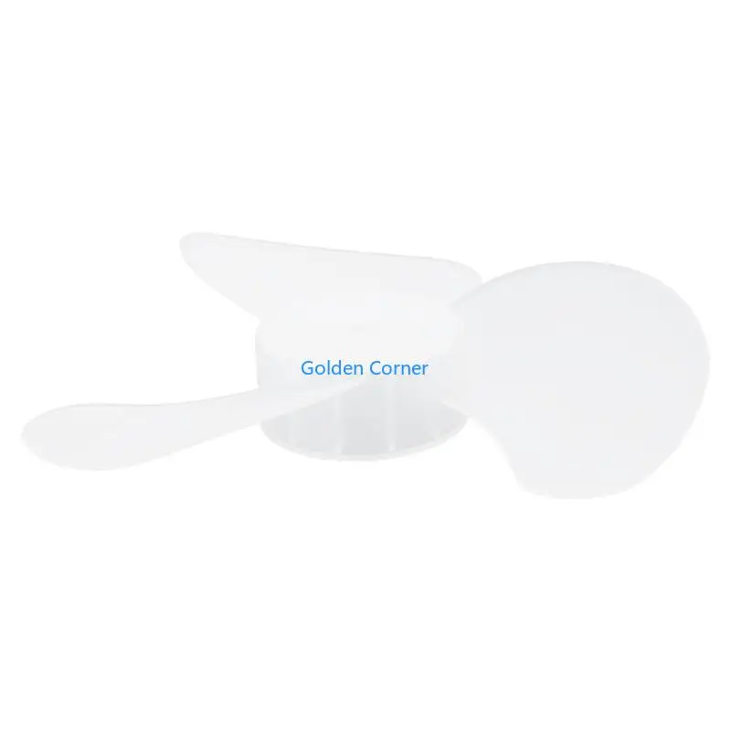 

E15D 1PC Small Power Mini Plastic Fan Blade 3 Leaves For Hairdryer Motor Replacement