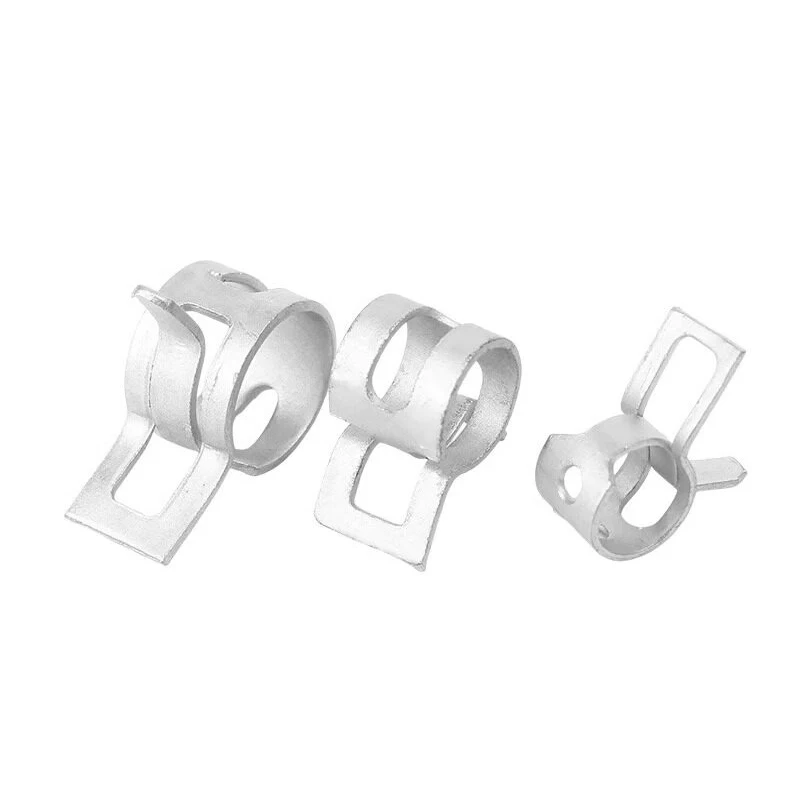 Elastic Clamp, Oil & Water Pipe Clamp, Band-type Ring Clamp, Spring Steel Pipe Clip, Hand-pinch Hose Clamp