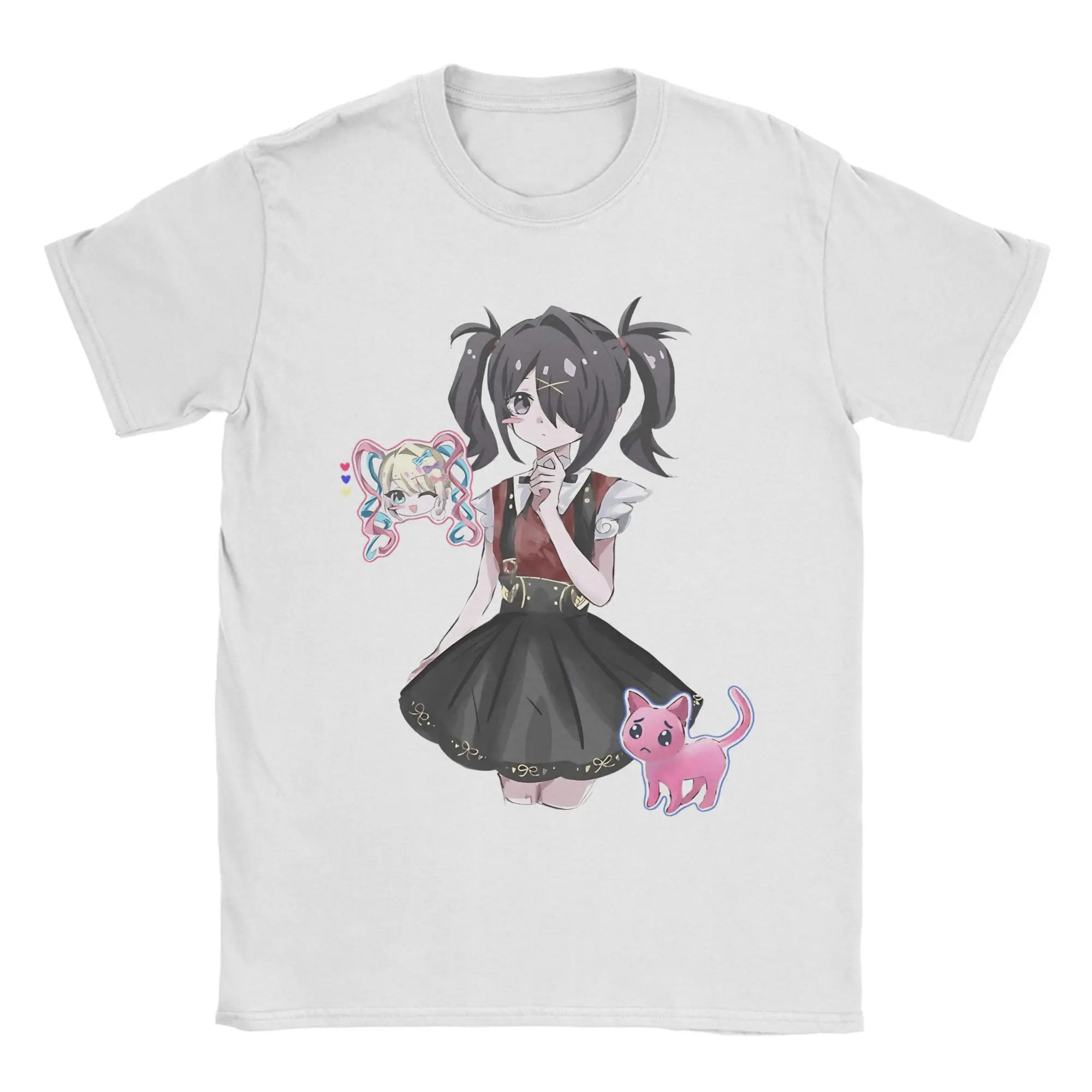 Needy Streamer Video Games T-Shirts Men Women Overload  Ame-chan  Funny Pure Cotton Tee Shirt Round Collar Short Sleeve T Shirt