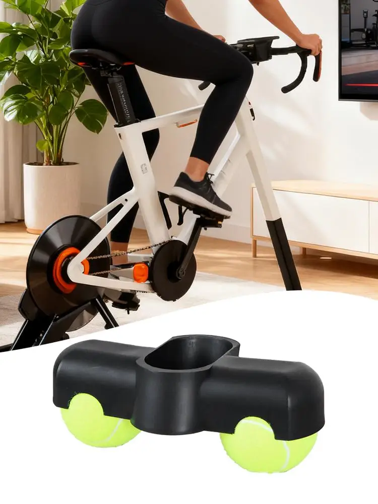 AliExpress NONE Tennis Ball Bike Rocker Feet Anti-Friction Cycling Accessories With 2 Tennis Balls for Indoor Trainer, Universal for Men Women