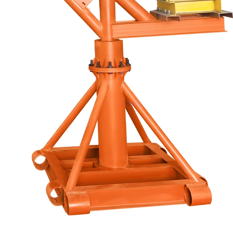 360 degree rotating 2 ton mini engine crane for small outdoor use Monkey crane