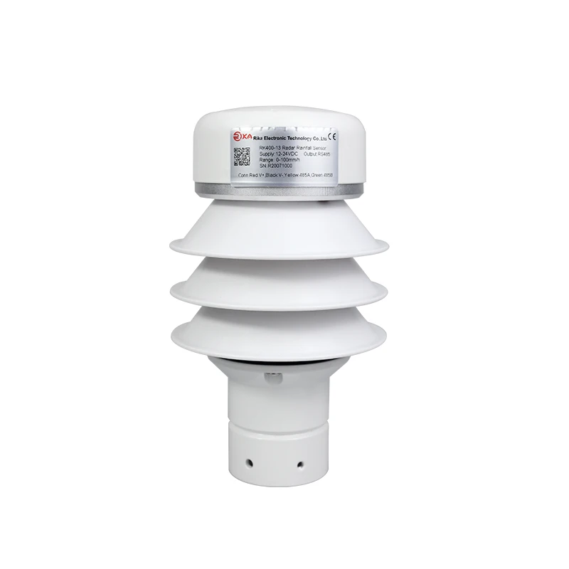 Rika RK400-13 Smart Rain Snow Hail Radar Disdrometer RS485/RS232/SDI-12 Rainfall Rain Gauge Sensor Transmitter