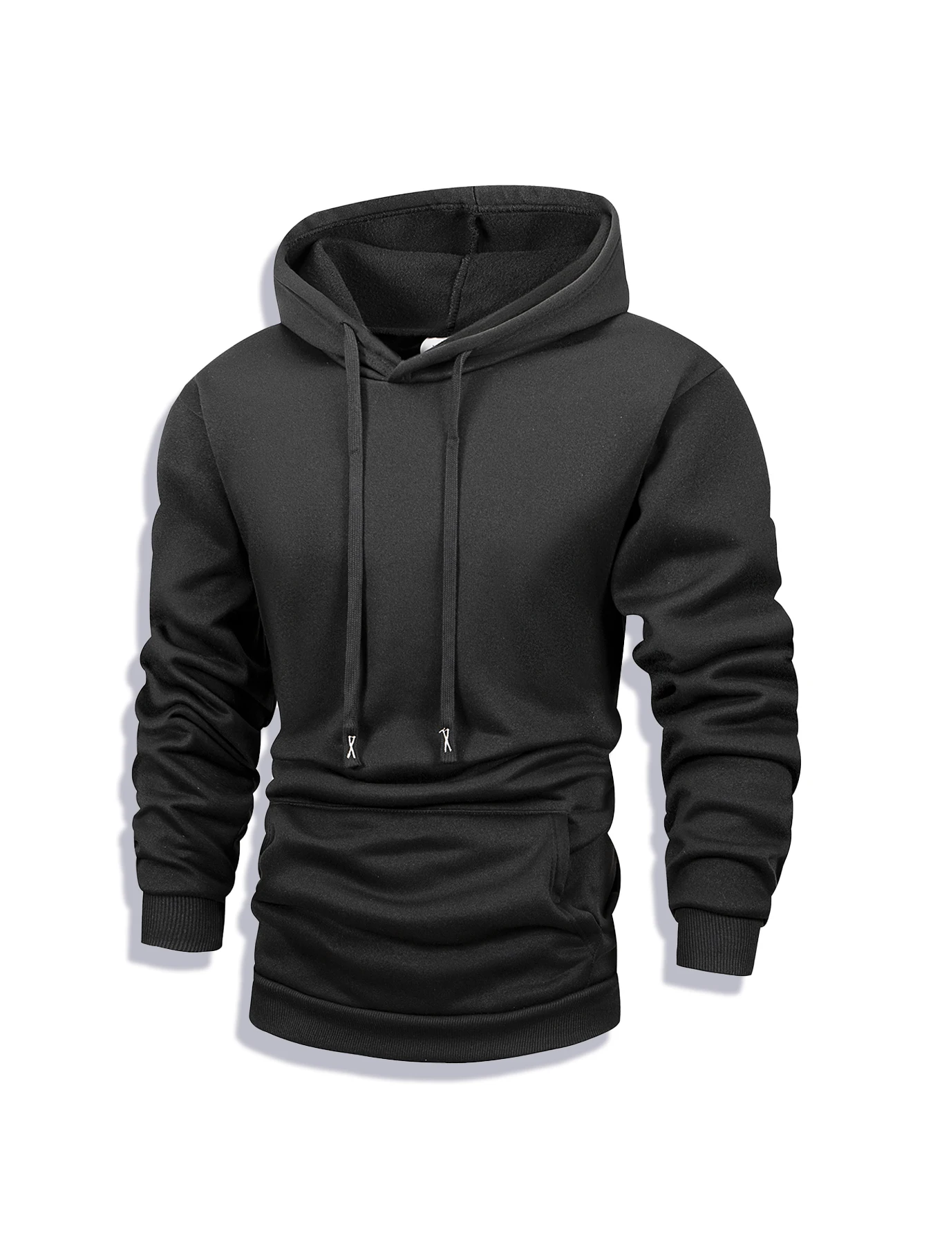 Solid Color Men Women Hoodies Warm Mens Sweatshirt Fashion Streetwear Casual Men\'s Loose Breathable Pullovers top