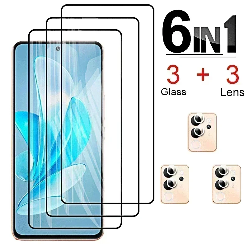 Screen Protector for Vivo V30 Lite Protective Glass 30lite V29e V25e V27e V23e Y31 Y51 Y72 Y36 Y35 5G Camera Lens Tempered Glass