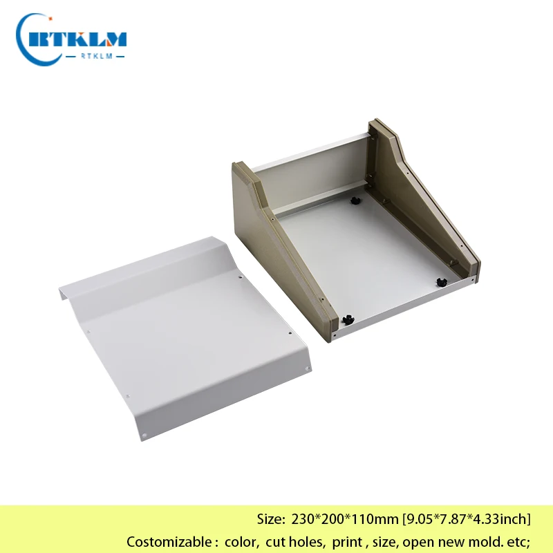DIY Iron Electric Box 230x110x200mm Project Case Enclosure Electronic Distribution Junction Box for Home Automation
