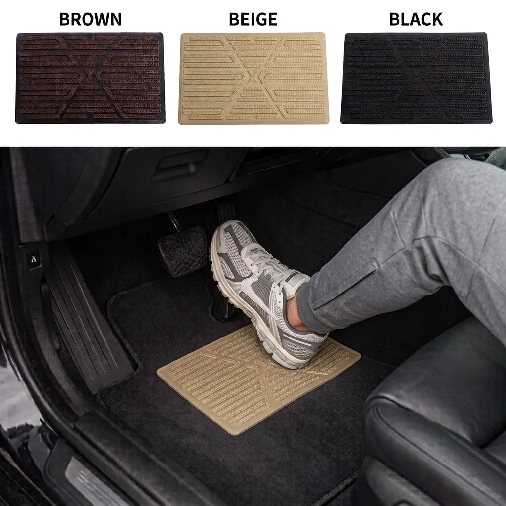 Driver Heel Pad Self Adhesive Car Floor Mat Protector Universal Wear Resistant Anti Slip Carpet Repair Patch for Sedan SUV