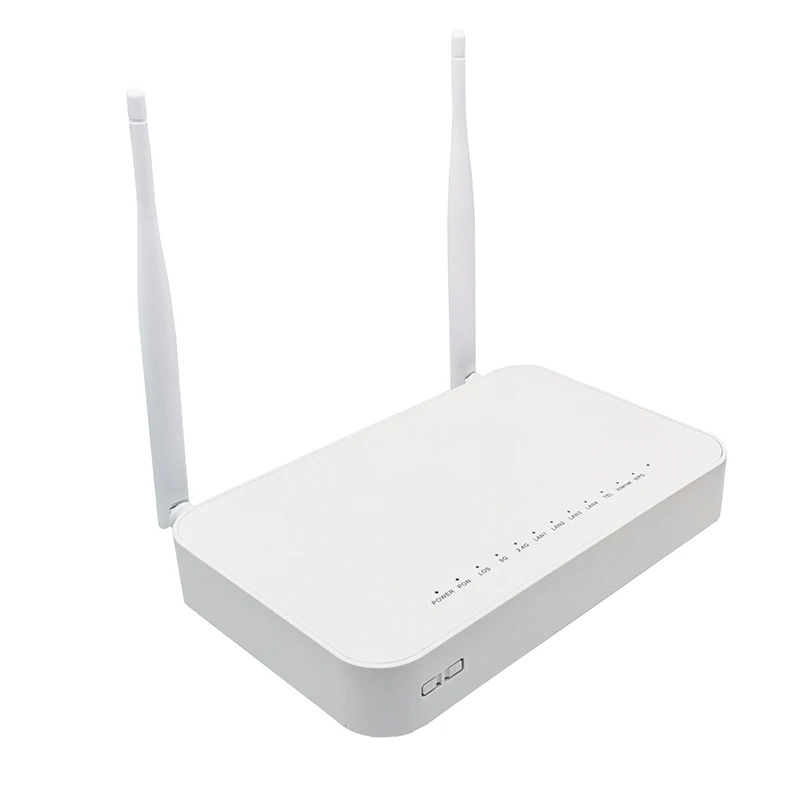 FASO Nieuwe XPON ONU GE 2USB TEL HGU WIFI 2.4G & 5G Dual Band ONT EPON/GPON Engels versie PT939G glasvezel modem router