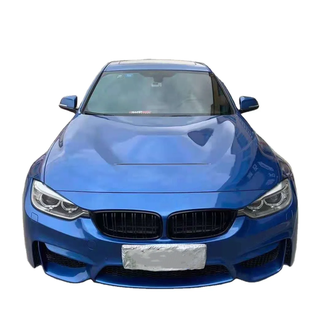 For F30 PP plastic F82 M4 front bumper side skirts rear bumper conversion body kit for 3 series F30