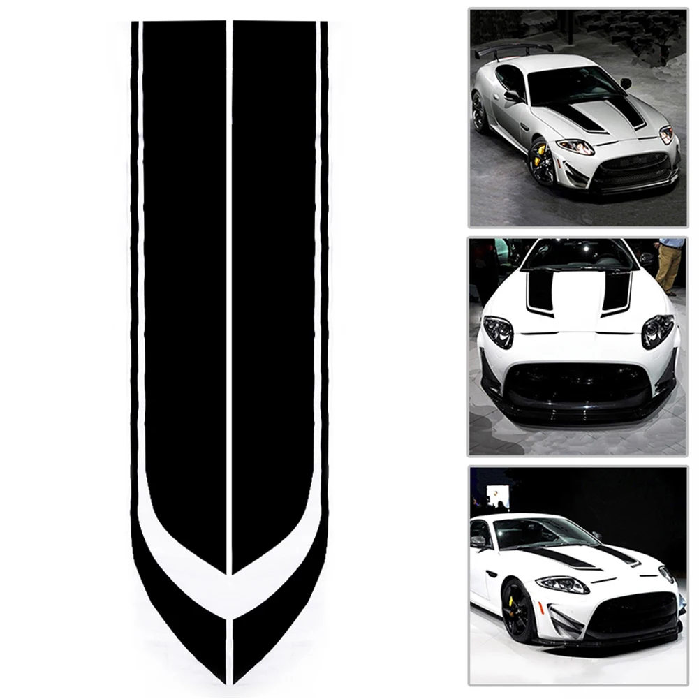 Zinc Alloy Decal Sticker Decal Sticker Metal dynamic reliable wear-resistant Labeling 2Pcs Stickers 2X Stripes