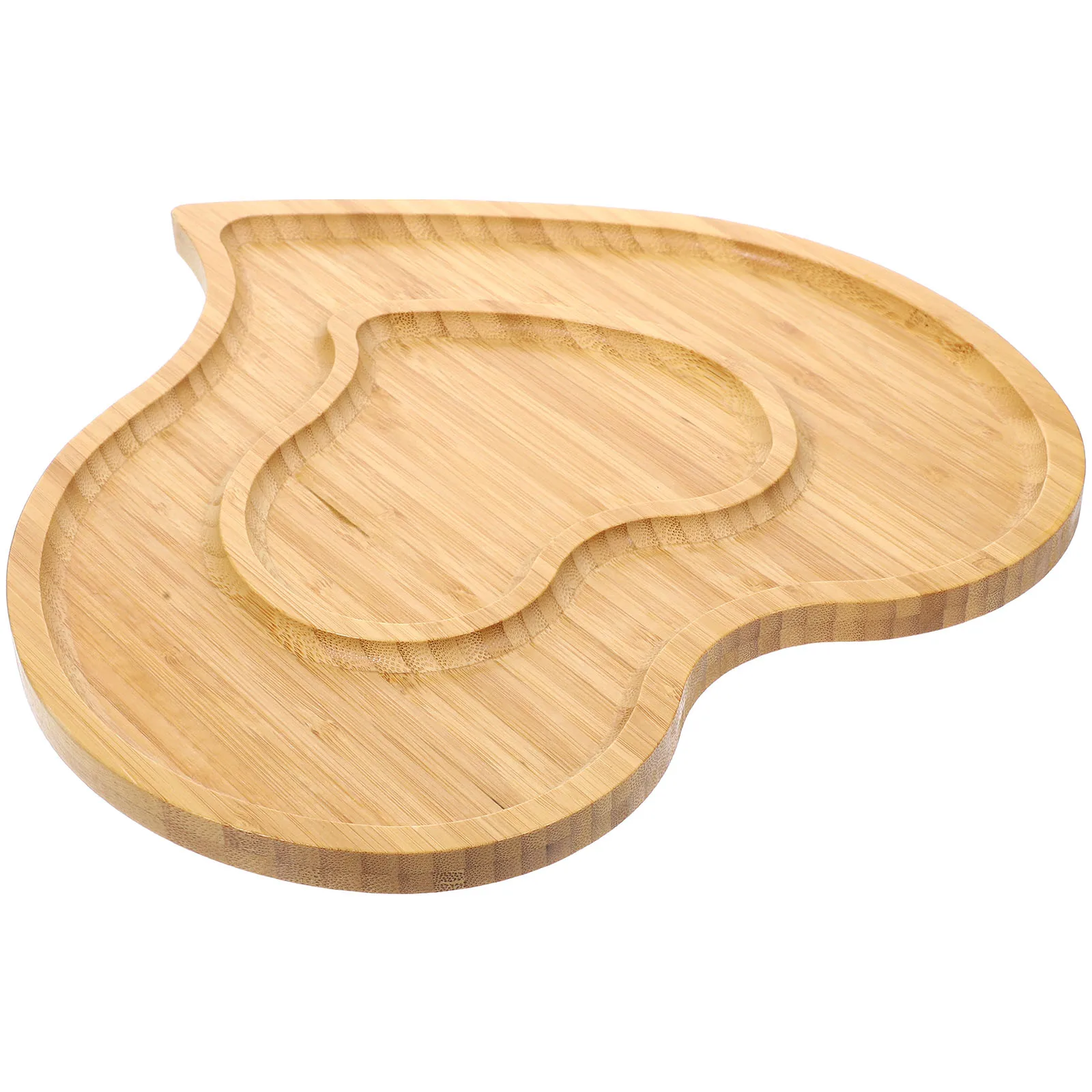 

Cute Fruit Tray Heart Shaped Snacks Serving Platter Household Dessert Plate Multi-functional for Kitchen
