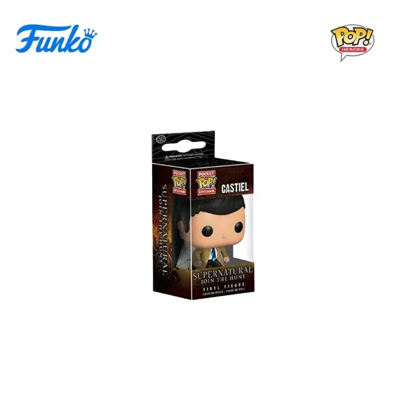 Klassiker Funko Pop Original Evil Power Serie Castiel Dean Spielzeugfiguren Sammlung Modell Spielzeug Geburtstagsgeschenke Schlüsselanhänger Dekoration