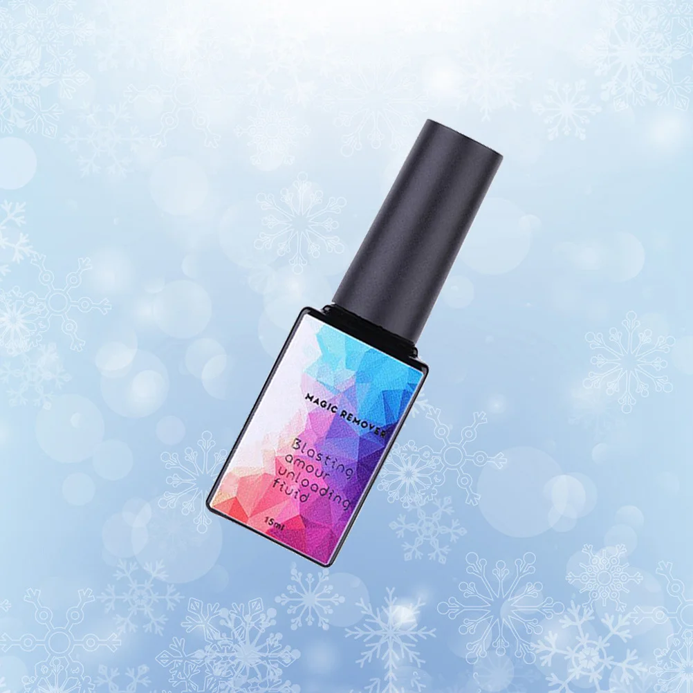 15ml removedor de esmalte para pontas de gel seguro rápido embeber fora removedor de gel acessórios para unhas em casa uso em salão de beleza