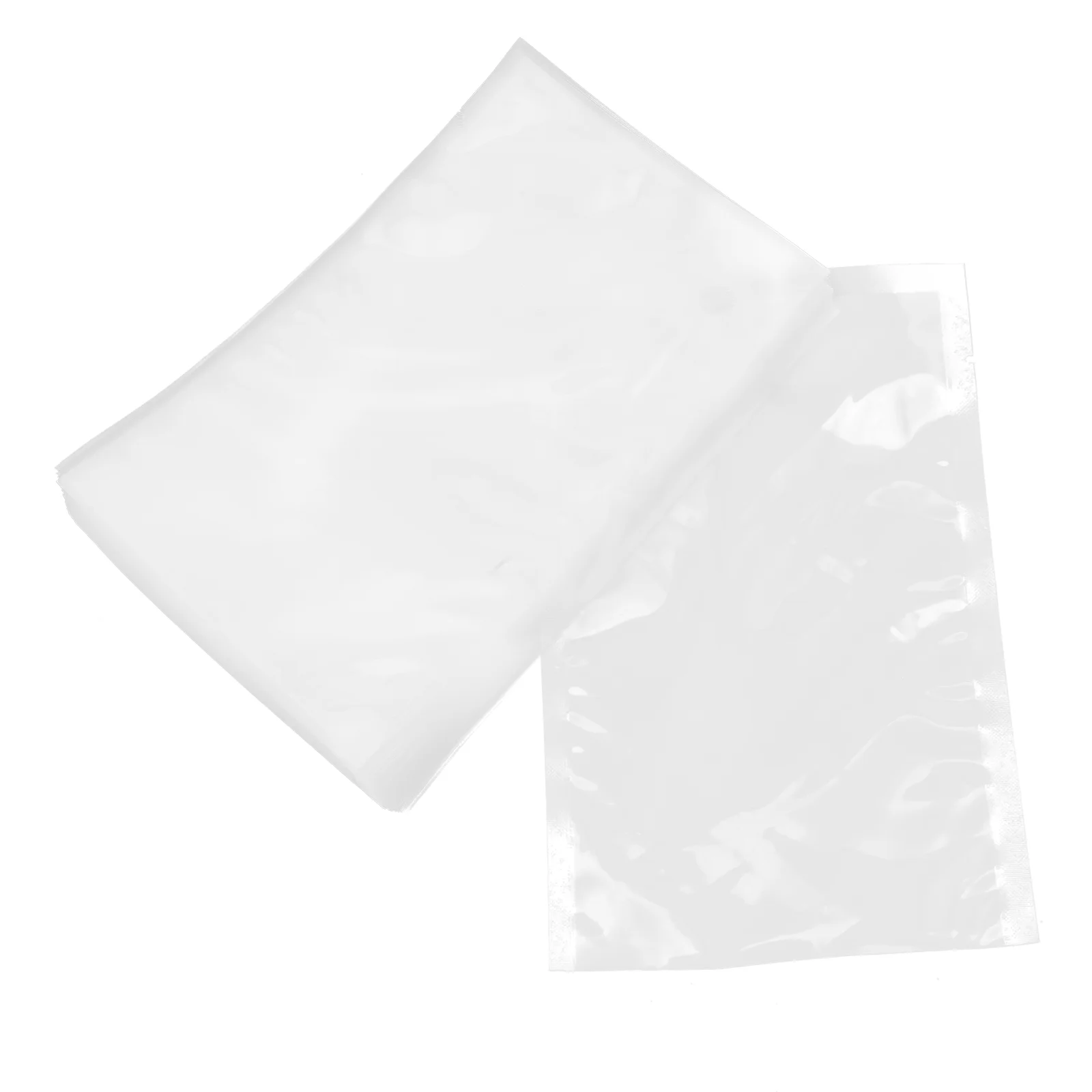 100 Pieces Vacuum Bag Sealer Bags Zipper Shirt Boxes Plastic Money Clear Poly for Heat Sealing Cookies Envelopes Small Sealable