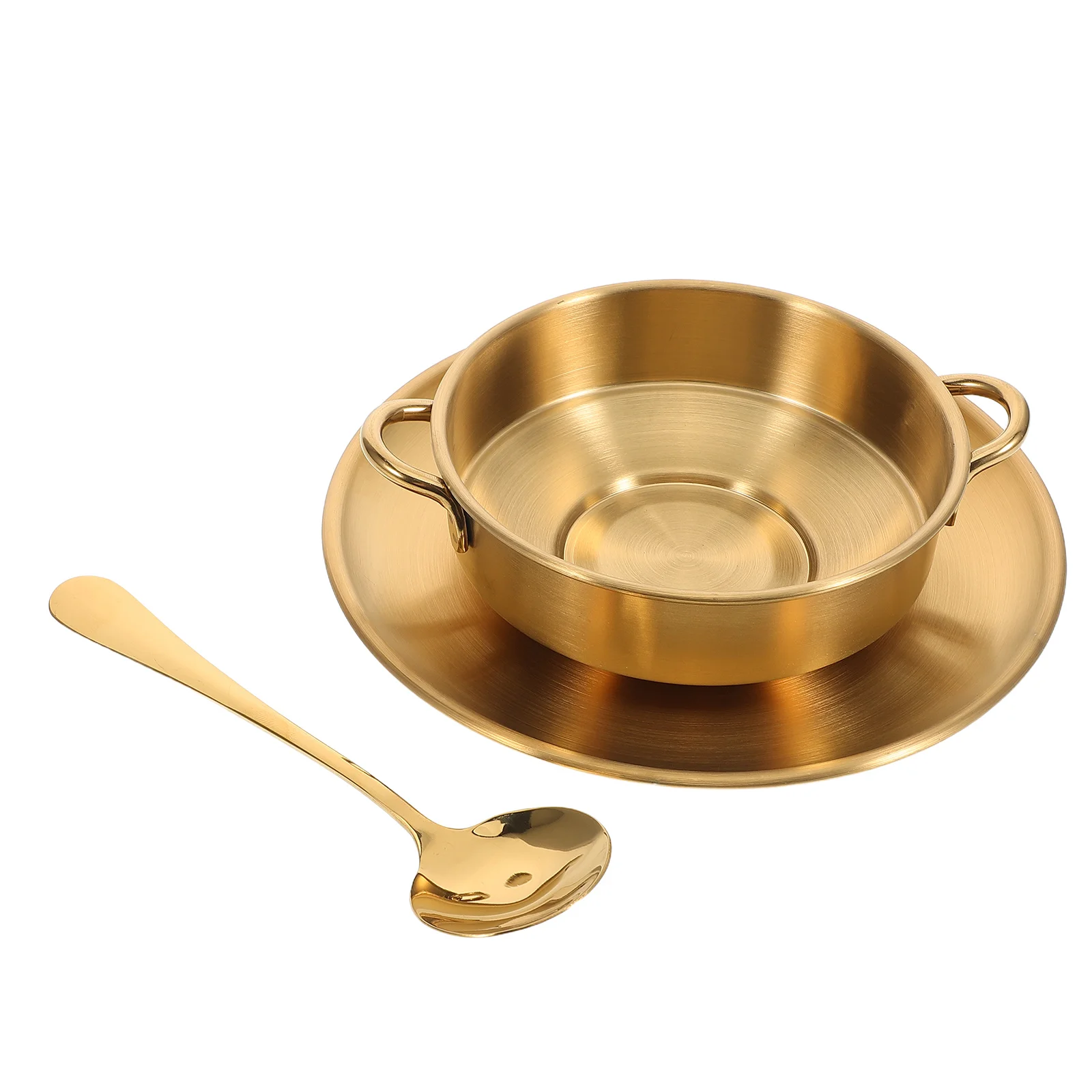 

Dessert Bowl Espresso Cup with Saucer Milk Coffee Tea Mug Round Ice Cream Bowls Metal Salad Spoon Golden Dishes