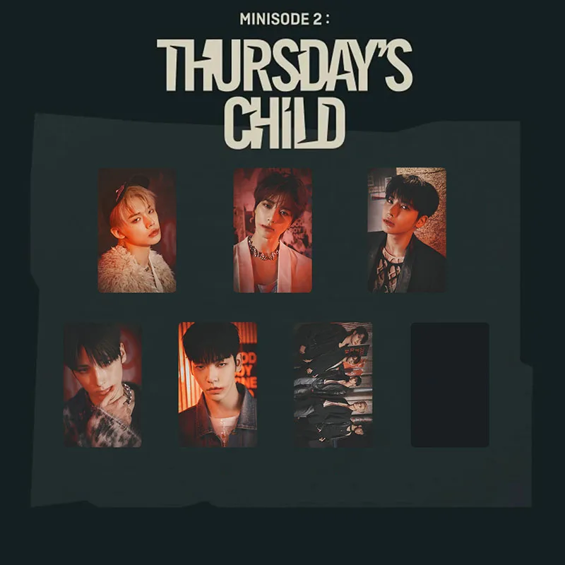 YEONJUN SOOBIN BEOMGYU TAEHYUN HUENING 4th Mini Album MINISODE2: Thursday’s Child Concept Photo Card Fan Collection Gifts PF08