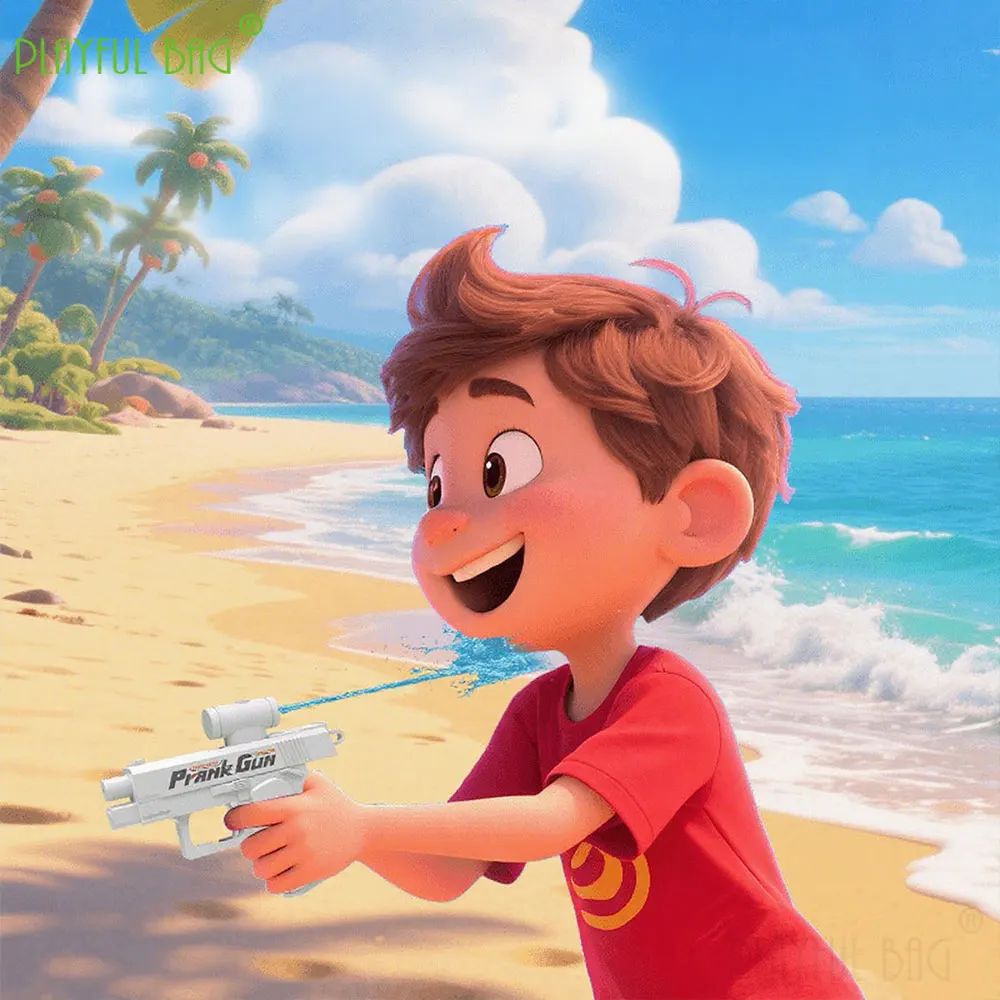 Broma de juguete de pulverización de agua de doble cara, pistola de agua de juguete, juego de salpicaduras de verano al aire libre para fiestas en piscina/playa, juguetes para niños, regalos ZG412