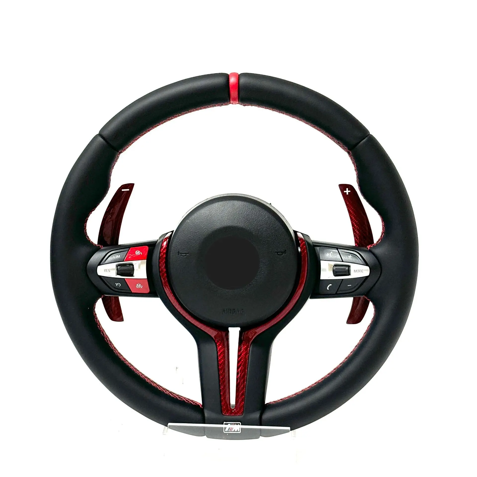 

Suitable for BMW modification of 3 series 5 series 525530X1X3X5X6 thong carbon fiber cover steering wheel assembly