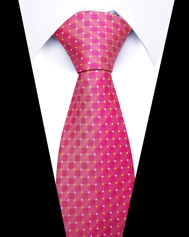 Hochwertige Hochzeitskrawatten für Männer, modisch, neuer Stil, blauer Streifendruck, Krawatten, tägliches Büro, Bekleidung, Accessoires, Geschenk für Männer – Detail 8
