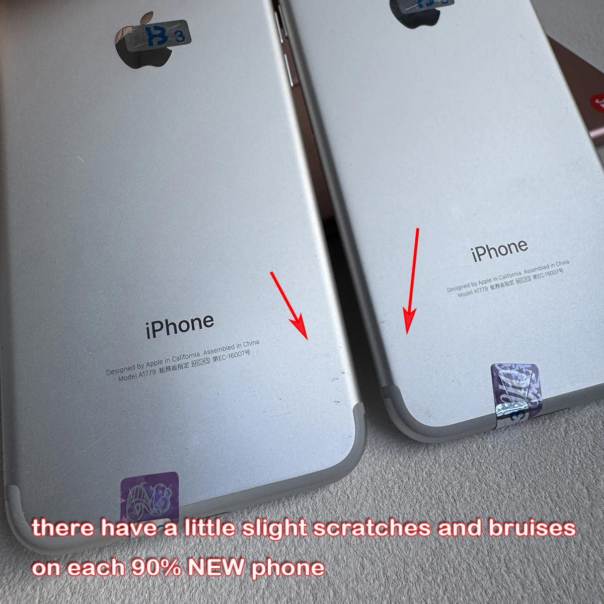 هاتف محمول أصلي 4.7 بوصة iPhone 7 4G LTE غير مقفول رباعي النواة 12MP 32GB/128GB/256GB ROM 2GB RAM IOS هاتف ذكي