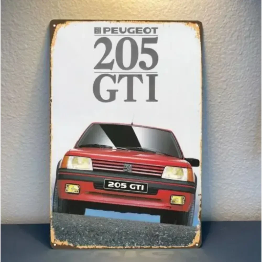 205CarCollectableSign 205 Car Metal Poster - Collectable Tin Sign 20x30cm(8x12in), Vintage Auto Wall Decor