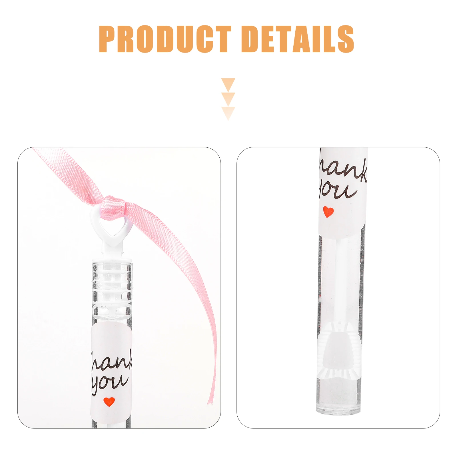 Baguettes de bouteilles à bulles d'amour, 3 pièces, en forme de cœur, pour cadeaux de fête de mariage, pour remise de diplôme
