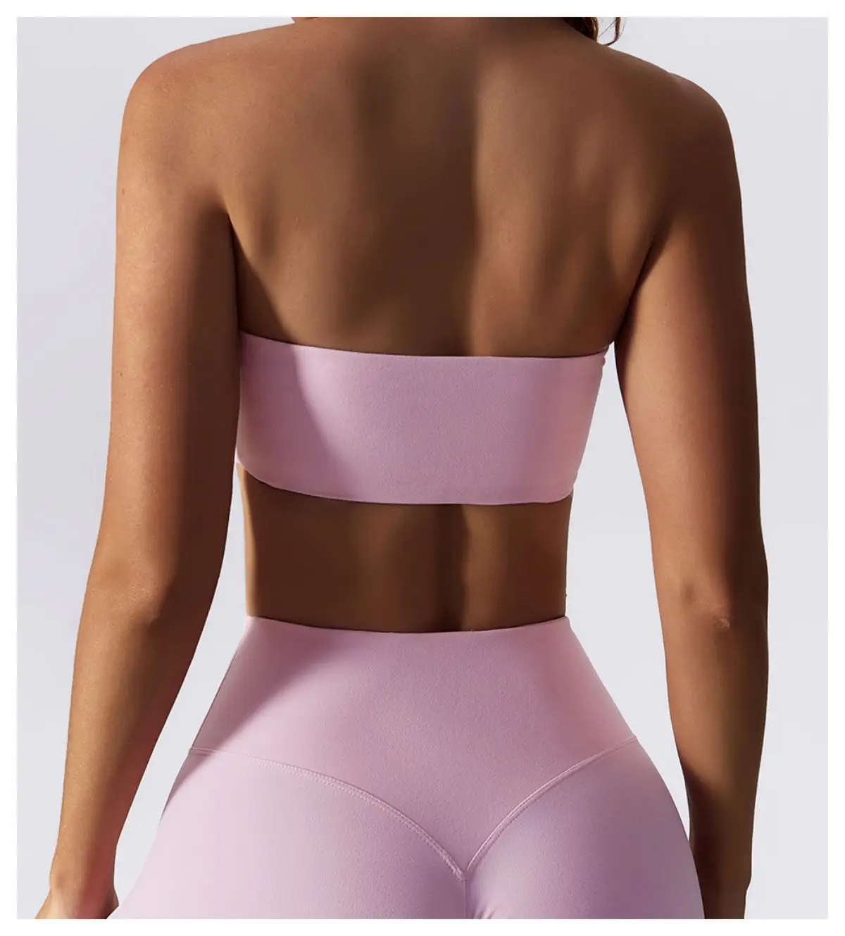 Sommer Trägerloser Sport-BH für Damen, Schnelltrocknende Yoga-Kleidung, Damen Tube Top Fitness Brustwickel-Unterwäsche, Workout-BH für Frauen – Detail 11