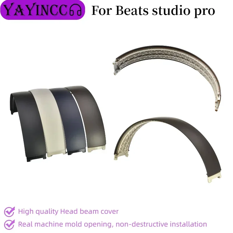 

YAYINCC 1Pair Replacement EHead beam cover plastic parts for Beats studio pro Earphone Head beam repair accessories ，