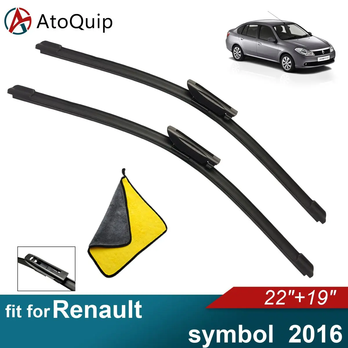 

Car Windshield Wiper Blades Fit For Renault symbol Wiper Blades Soft Rubber Auto Front Windscreen